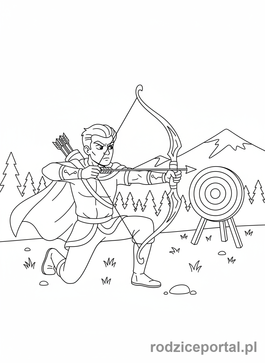 Kolorowanka Sport - Luknik celuje