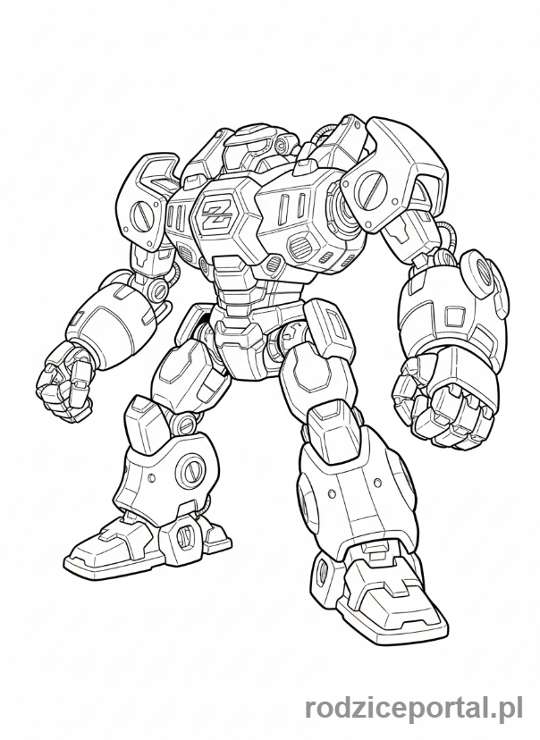 Kolorowanka Super Zings - Megabot Super Zings