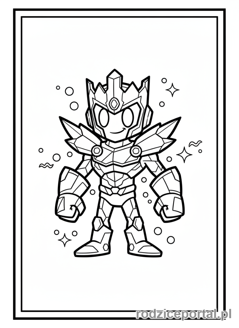 Kolorowanka Super Zings - Ultra Rzadki Super Zings