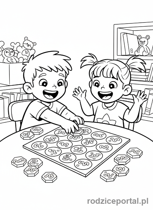 Kolorowanka Sylaby - Gra w sylaby