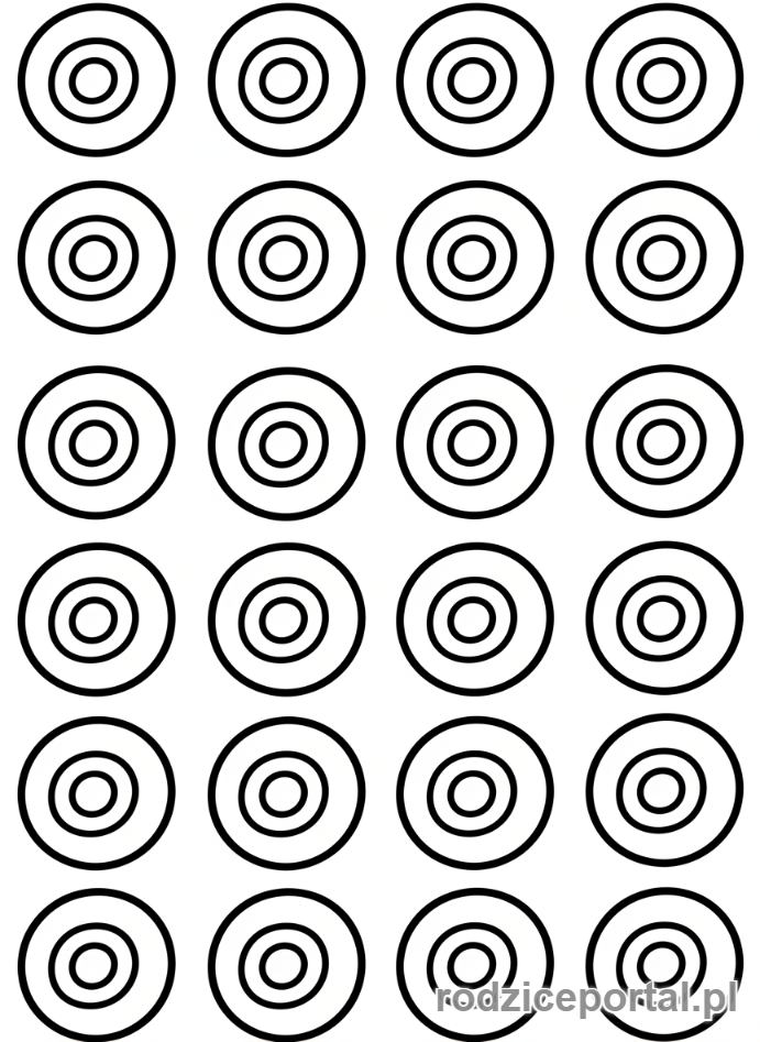 Kolorowanka Szlaczki Dla Dzieci - Szlaczki spirale