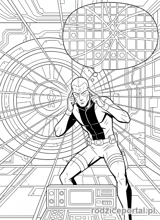 Kolorowanka Trening Pamięci - Tajny agent i sekwencje