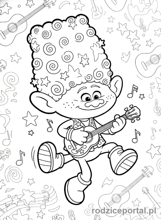 Kolorowanka Trolle - Cooper-gra