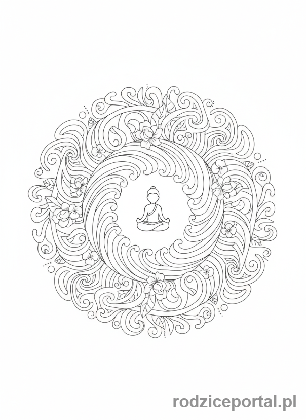 Kolorowanka Uważność - Spokój wewnętrzny