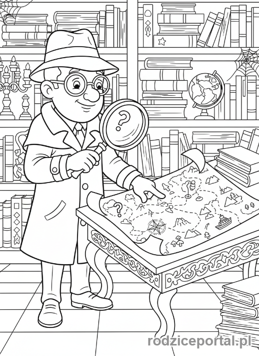 Kolorowanka Zadania Logiczne Pdf - Detektyw zagadka