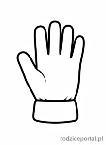 Kolorowanka Zagadki - Pusta rękawiczka