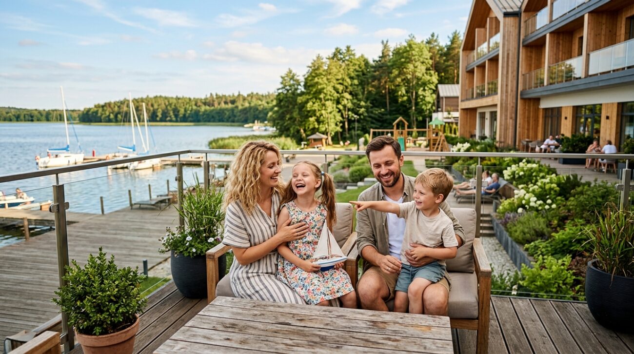 Ranking hoteli rodzinnych Giżycko 2026 - Gdzie na Mazury z dzieckiem?