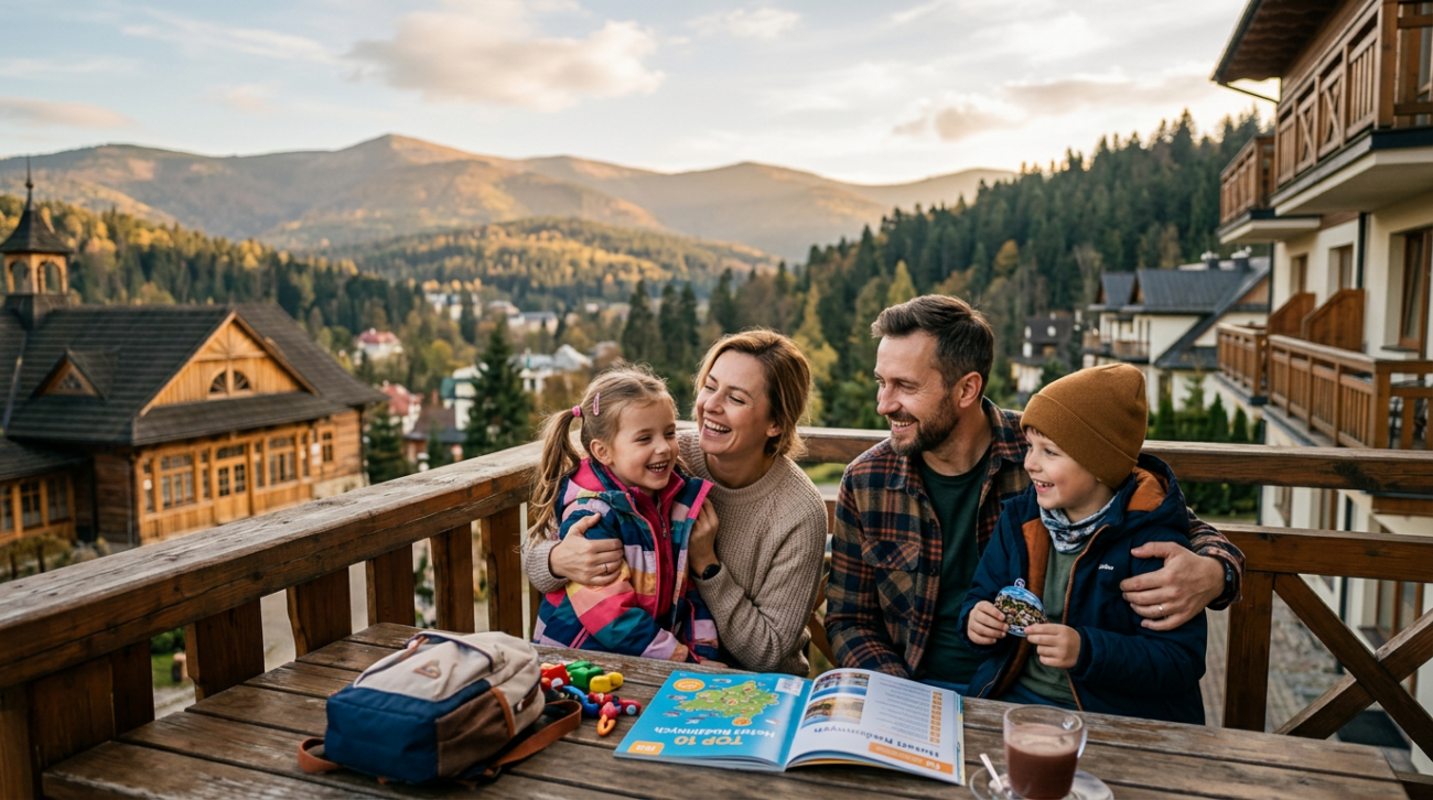 Ranking hoteli rodzinnych Krynica-Zdrój 2026 - Gdzie na wakacje z dziećmi?