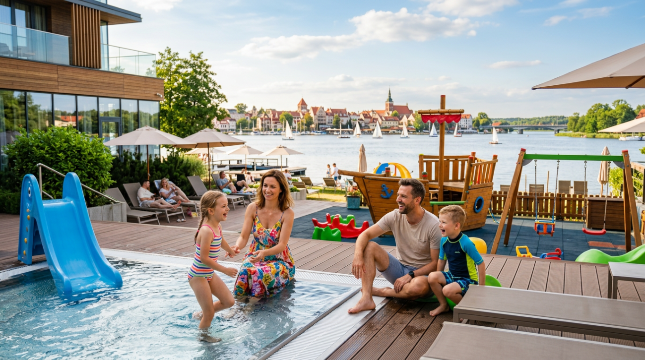 Ranking najlepszych hoteli rodzinnych Mikołajki 2026 - co wybrać?